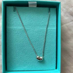Authentic sterling silver Tiffany bean